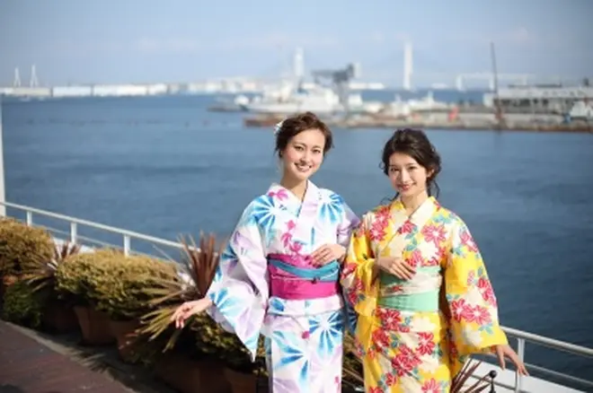 「みなと横浜ゆかた祭り」イメージモデル 國保美貴 小室安未
