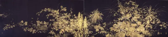 川端龍子《草炎》1930年　（展示期間：7月31日 〜 9月24日）