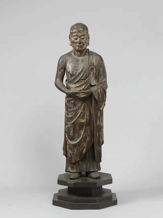 重要文化財「迦旃延立像（十大弟子立像のうち）」快慶作　京都・大報恩寺蔵