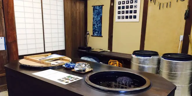 うだつの上がる町で藍染体験