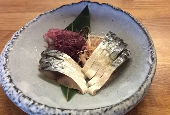 自慢の〆サバ