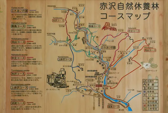 さまざまな散策ルート