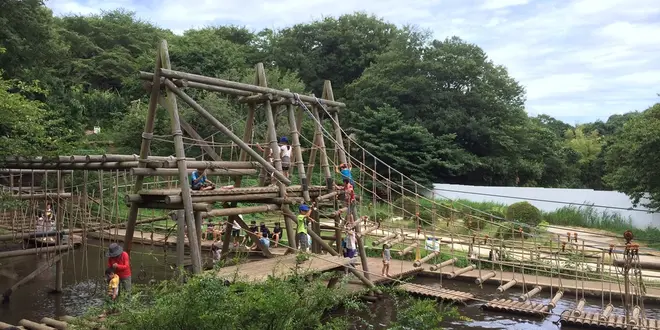 元気爆発！都内の大自然アスレチック！！