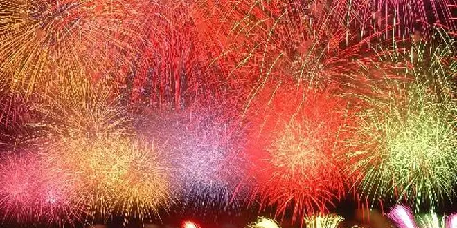夜空いっぱいのキャンパス　長岡大花火大会