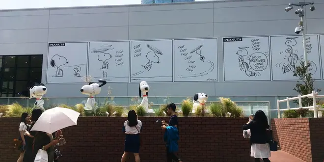 スヌーピーから東京タワーへ六本木付近を堪能しよう！