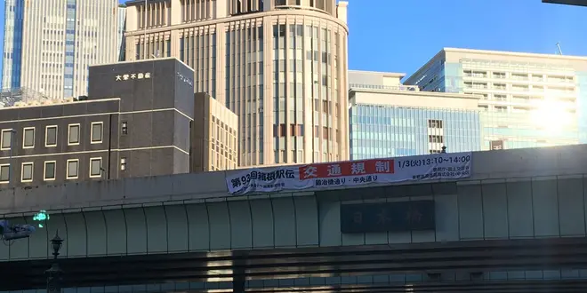 日本橋とそこに鎮座する麒麟