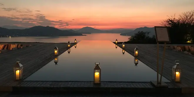 【なんと！これで１日】夕陽のベラビスタリゾートへ向かう福山から鞆の浦、充実の歴史旅