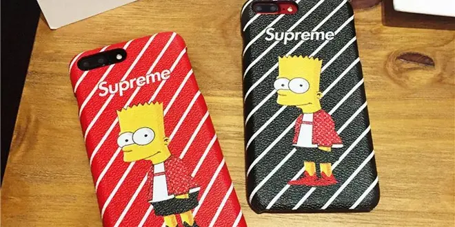 シュプリーム iPhone X/iphone8/7 plusペア用ケース 可愛い