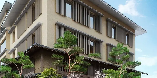 祇園に泊まるさぎ