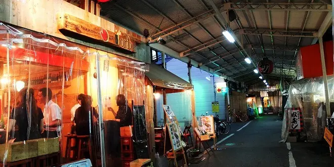 夜の天満で食べ歩き