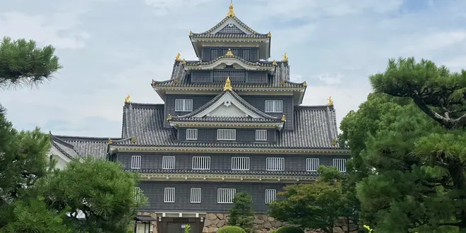 【岡山市内】駅周辺グルメと観光ひとり旅🍑