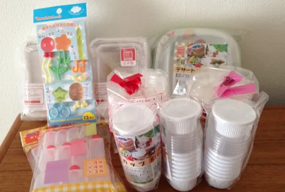 買ったお弁当グッズたち
