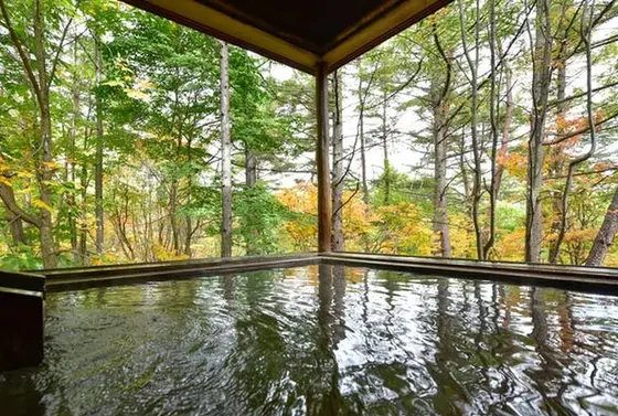 大浴場の露天風呂♨️