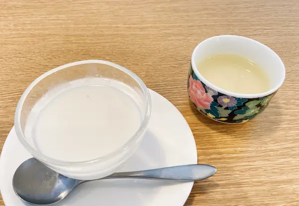 デザートの杏仁豆腐