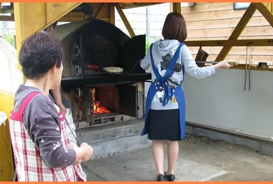 ピザ焼き体験