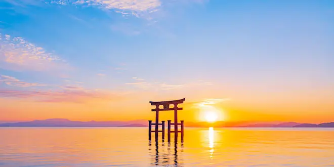 琵琶湖を取り囲む近江路へ旅立つ