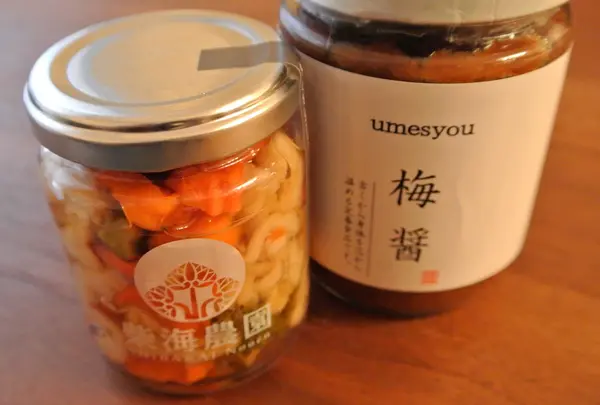 干し野菜のピクルスと梅醤