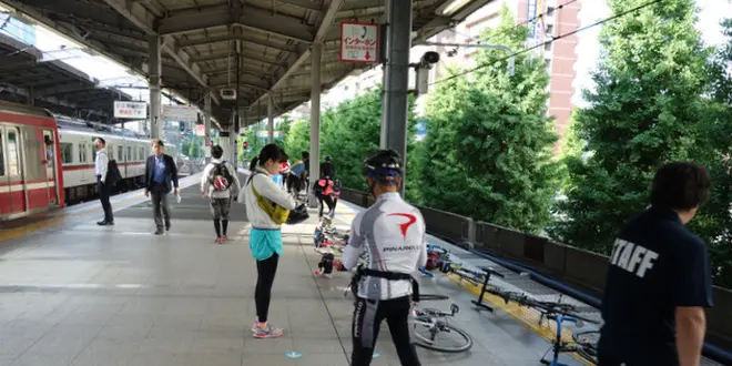 自転車をそのまま乗せて行く！京急サイクルトレイン！