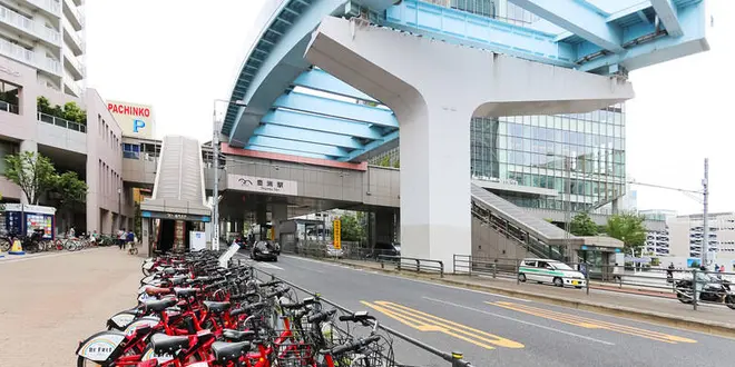 豊洲近辺のシェアサイクルポート