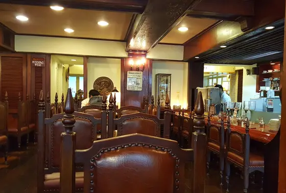 ロケ地としても使われる店内