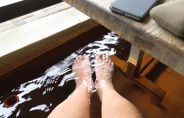足湯があります
