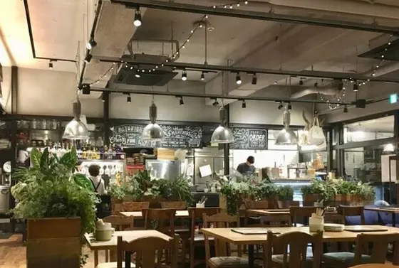 お洒落な店内