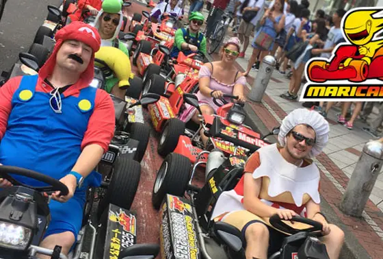 マリオカートではなく マリカー！