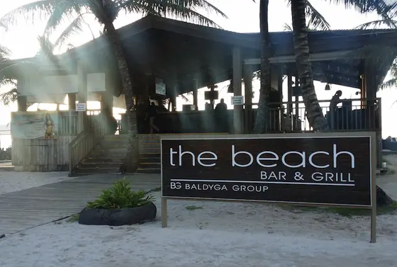 the beach