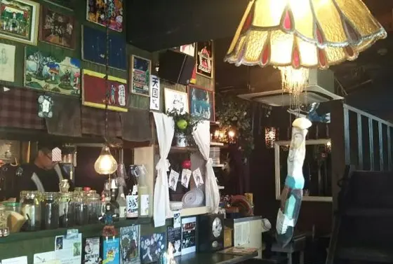 個性的な店内