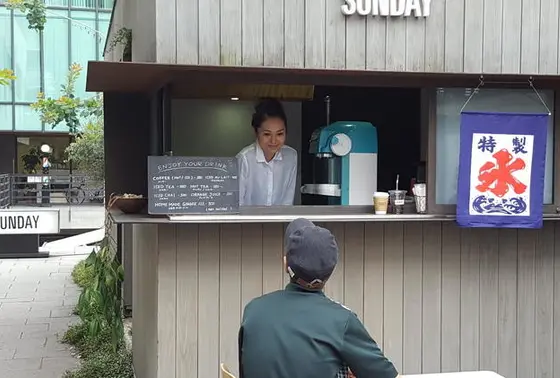 コーヒースタンドも