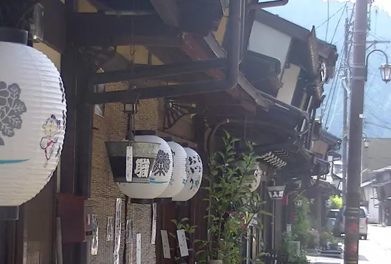 昔ながらの風情が残る町並み