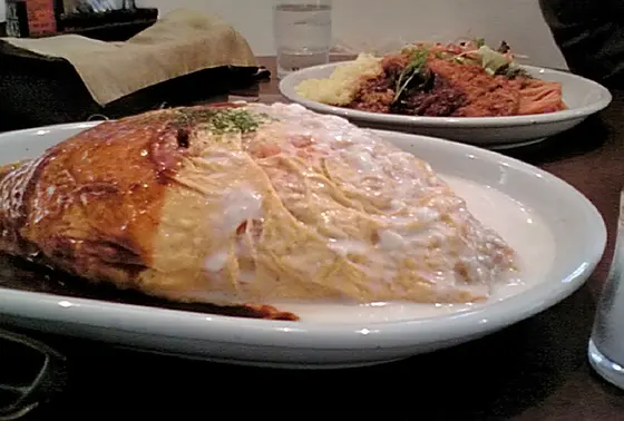 オムライスandパスタ