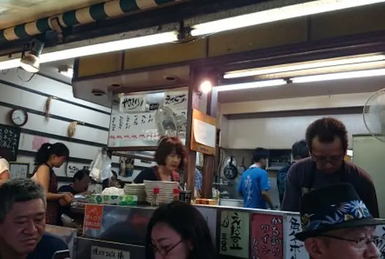 「焼鳥　えびす」オープンエアーな名物店