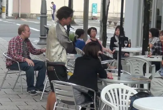 イベントの時は外にテーブルを出してることも