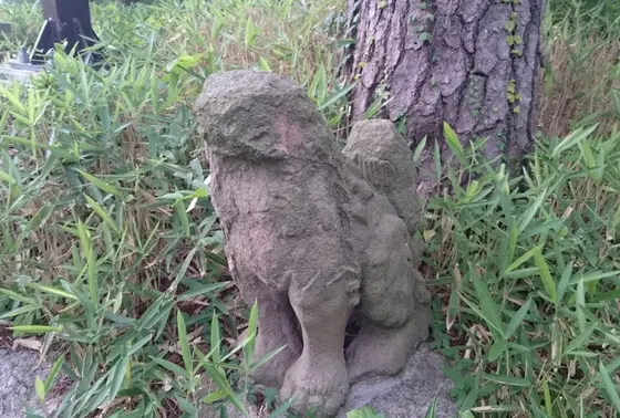 獅子山のこま犬（２）