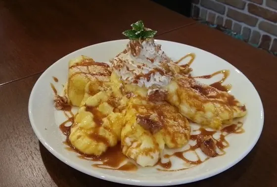 一番人気はパンケーキ！