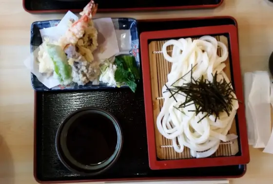 天ざるうどん