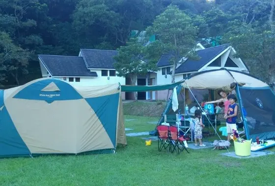 キャンプも楽しめる