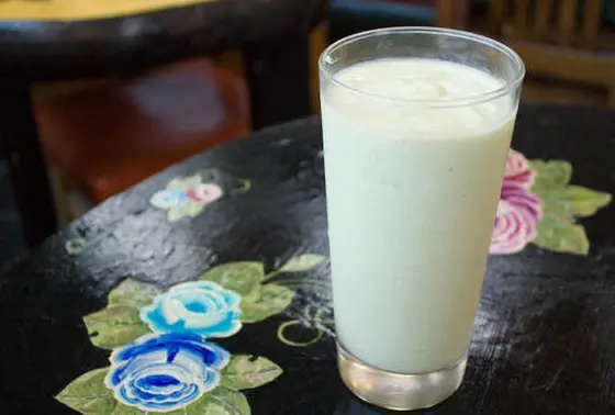 パンと一緒にのむひんやり生ジュースが最高でした