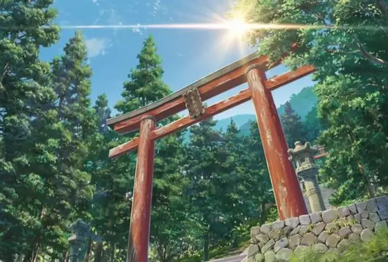 映画の中の神社