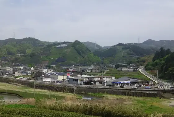 陵墓からの眺め