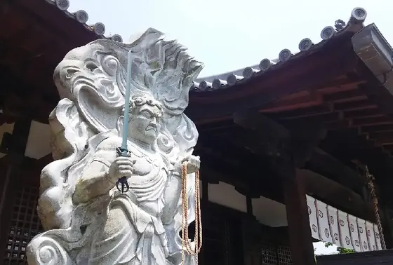 「合体大師像」を祀る本堂