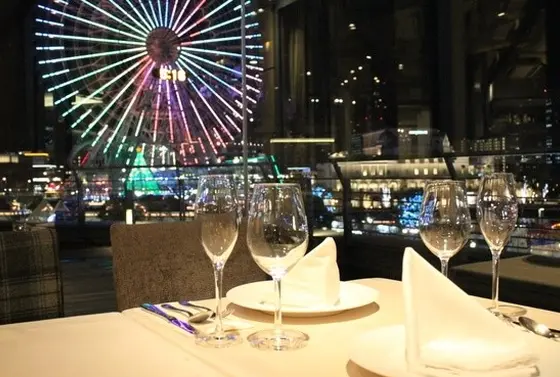 店内でも、夜景は素敵に見えました💗