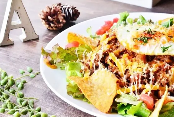 パリパリ食感が楽しいタコライス