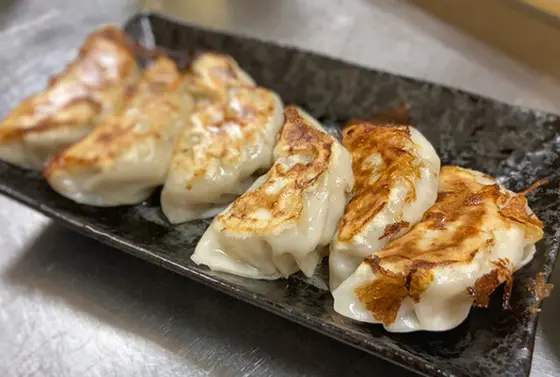 酢胡椒で食べる餃子(6ヶ) 300円