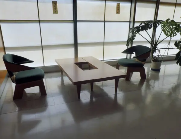 当時からの家具です…！