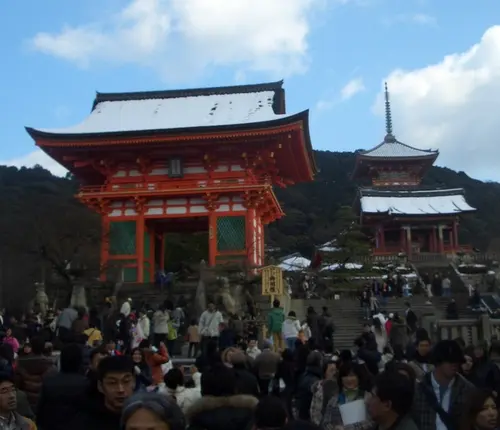 清水の舞台から飛び降りる思い？京都・祇園界隈を練り歩く