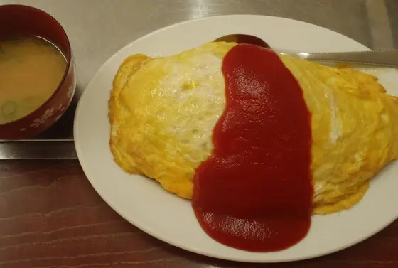 上野屋の「オムライス」