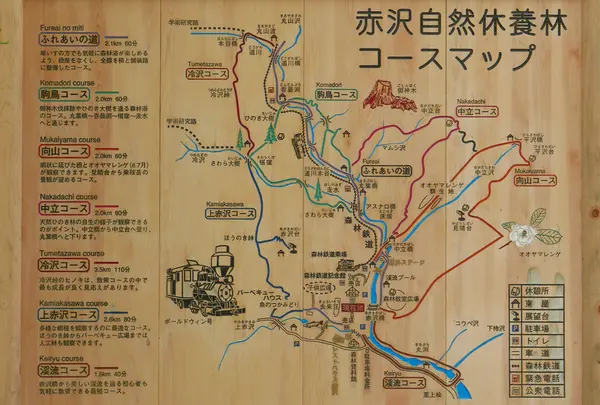 さまざまな散策ルート