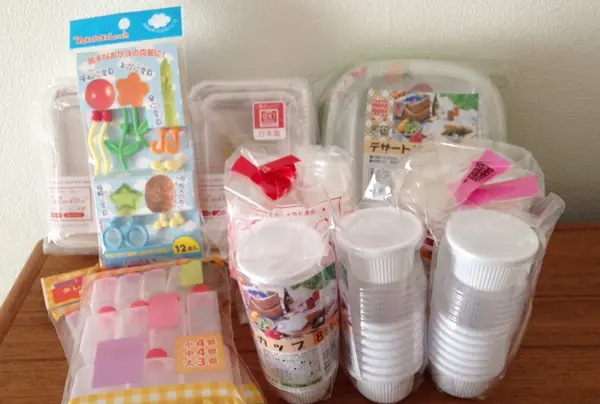 買ったお弁当グッズたち